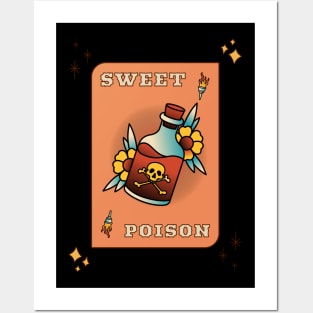 Poison Bottle Tattoo Design Posters and Art